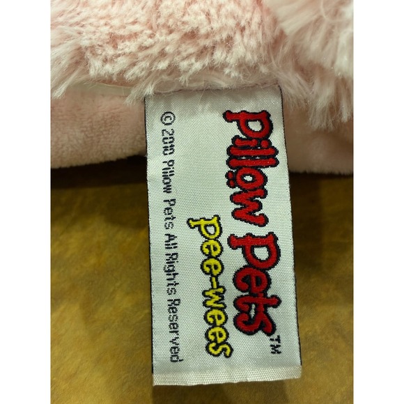 Pillow Pets Pee-wees Pink Pig Plush Stuffed Animal Small 11 inch Travel Pillow - Picture 7 of 9